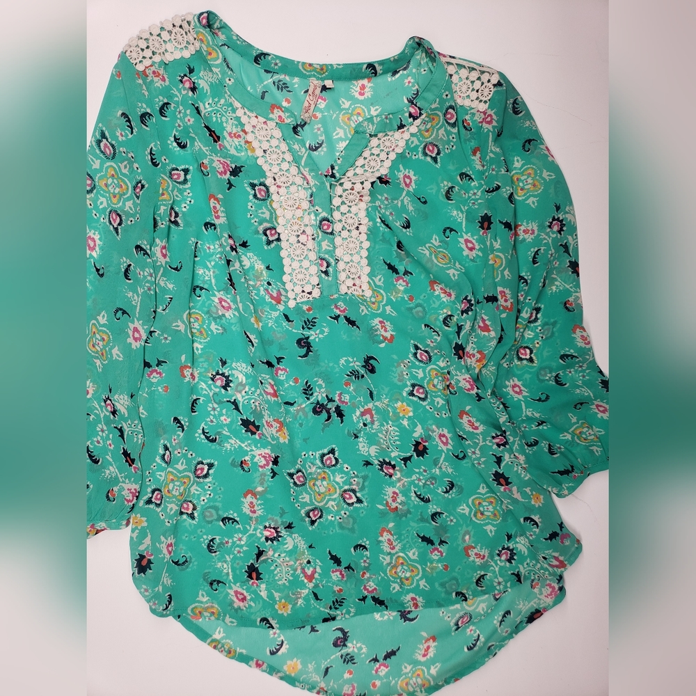 Lot of 3 sheer tops, size small